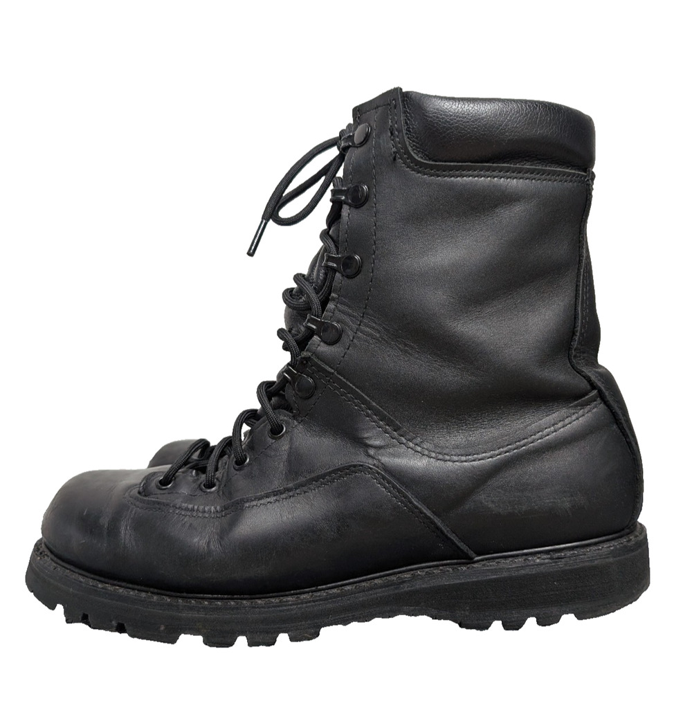 Corcoran Matterhorn Boots Mens 11 Black Leather Combat Military Vibram